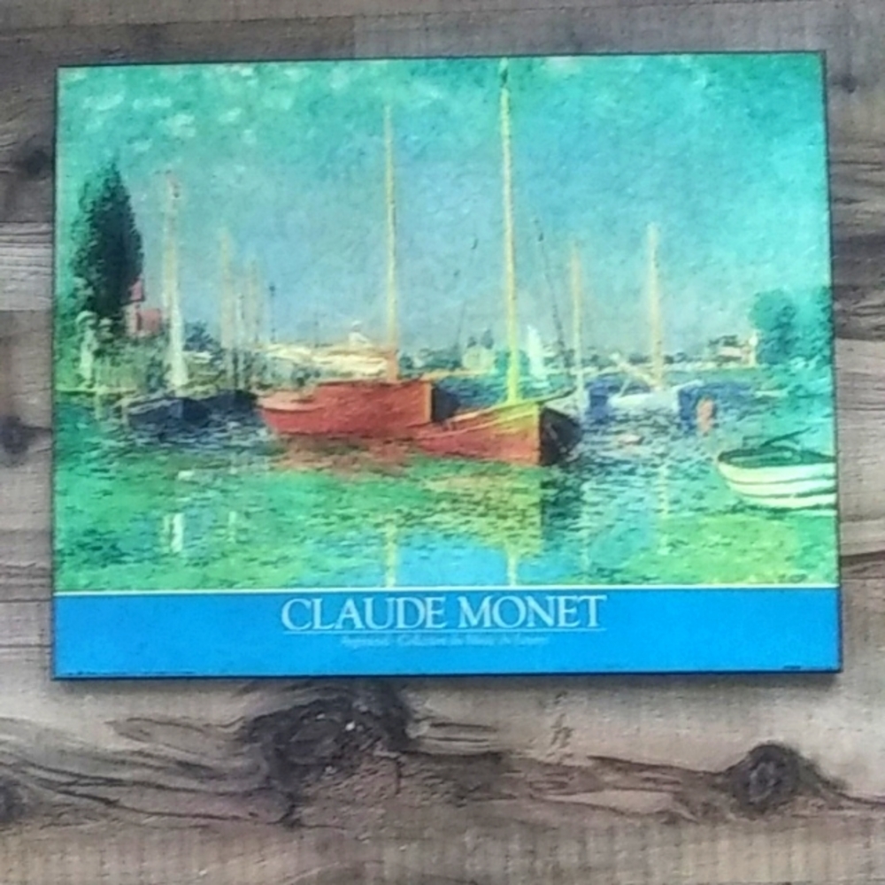 Claude Monet Argenteuil painted wood